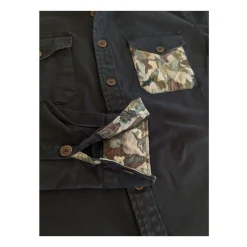 Chemise Casual Hull Bleu Noir