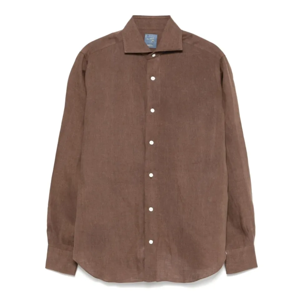 Chemise Casual Marron
