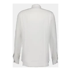 Chemise Classique en Lin Blanc