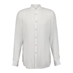 Chemise Classique en Lin Blanc