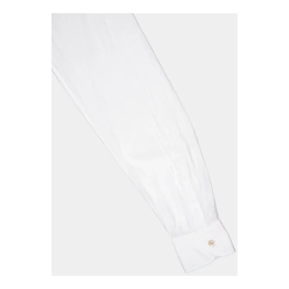 Chemise Classique en Lin Blanc