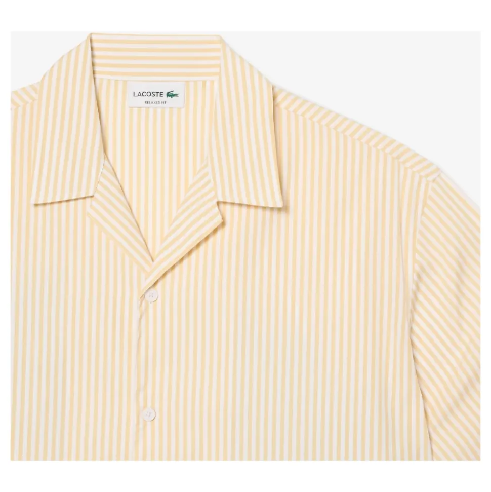 Chemise Crocodile Rayée Coupe Décontractée