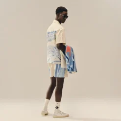 Chemise Crocodile Rayée Coupe Décontractée