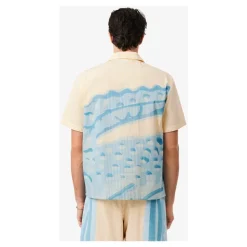 Chemise Crocodile Rayée Coupe Décontractée