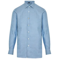Chemise de Luxe en Coton et Cachemire Made in Italy