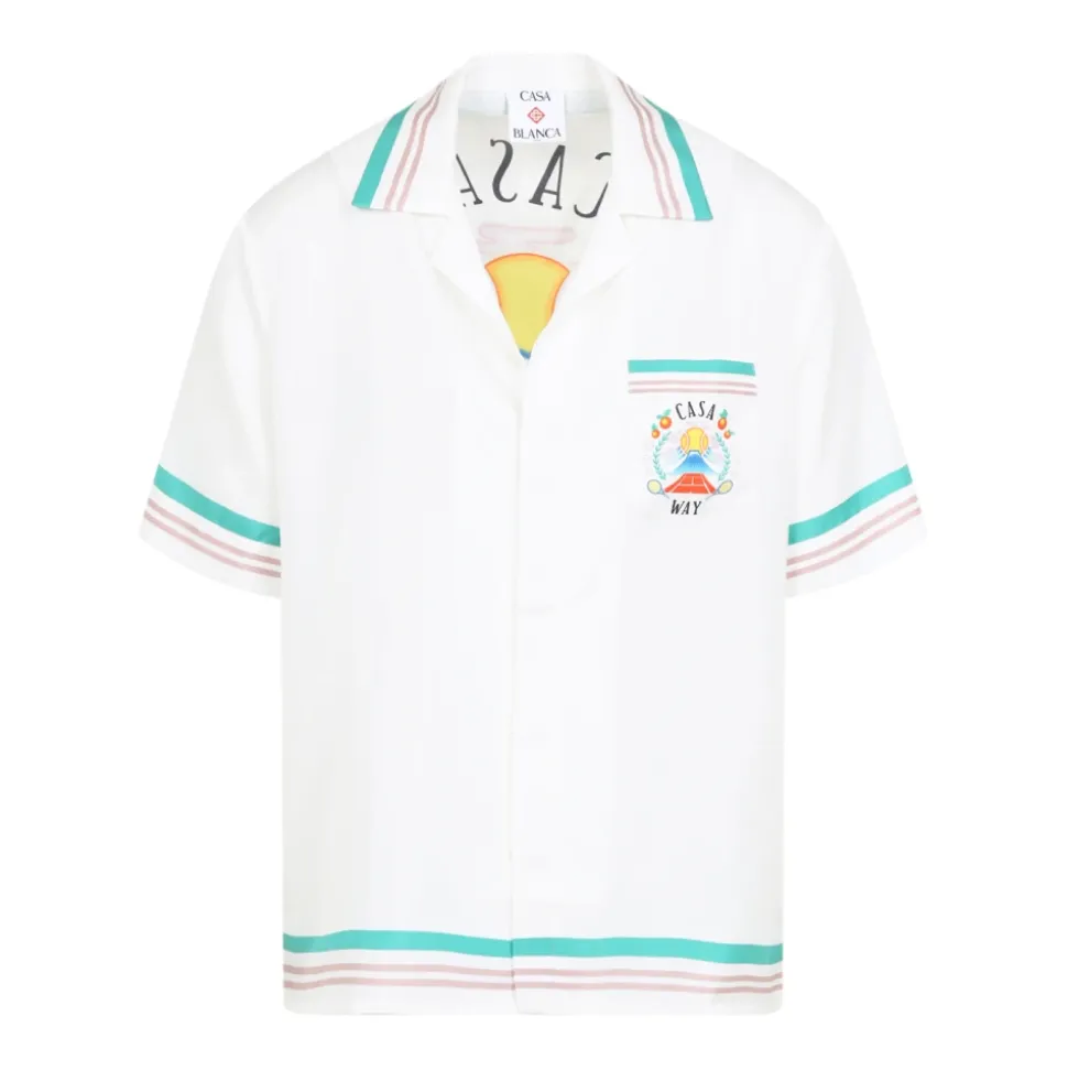 Chemise de Luxe en Soie Blanche