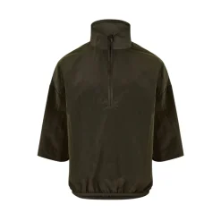 Chemise à Demi-Zip Col Montant Ink Logo