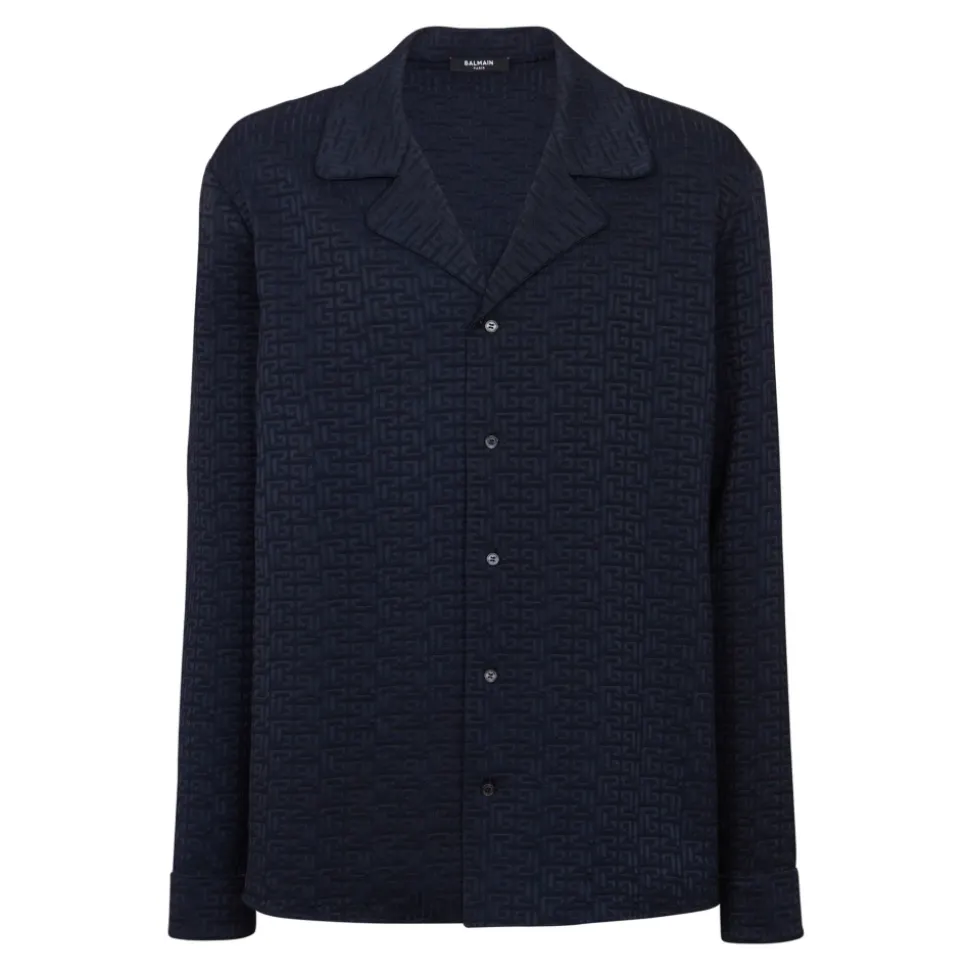 Chemise de pyjama jacquard Labyrinth