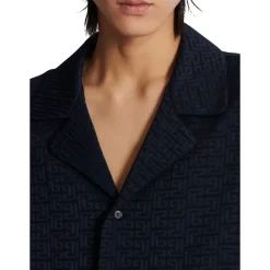 Chemise de pyjama jacquard Labyrinth