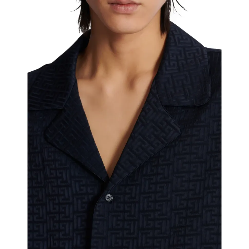 Chemise de pyjama jacquard Labyrinth