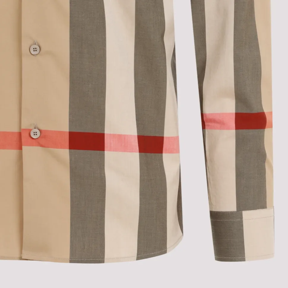 Chemise en coton à carreaux coupe slim