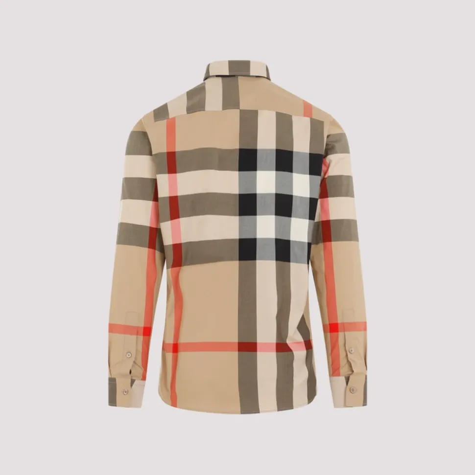 Chemise en coton à carreaux coupe slim