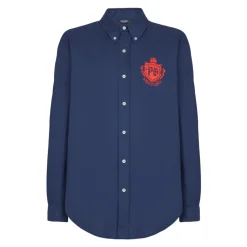 Chemise en coton Oxford College Emblem