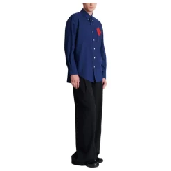 Chemise en coton Oxford College Emblem