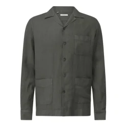 Chemise en lin avec col classique