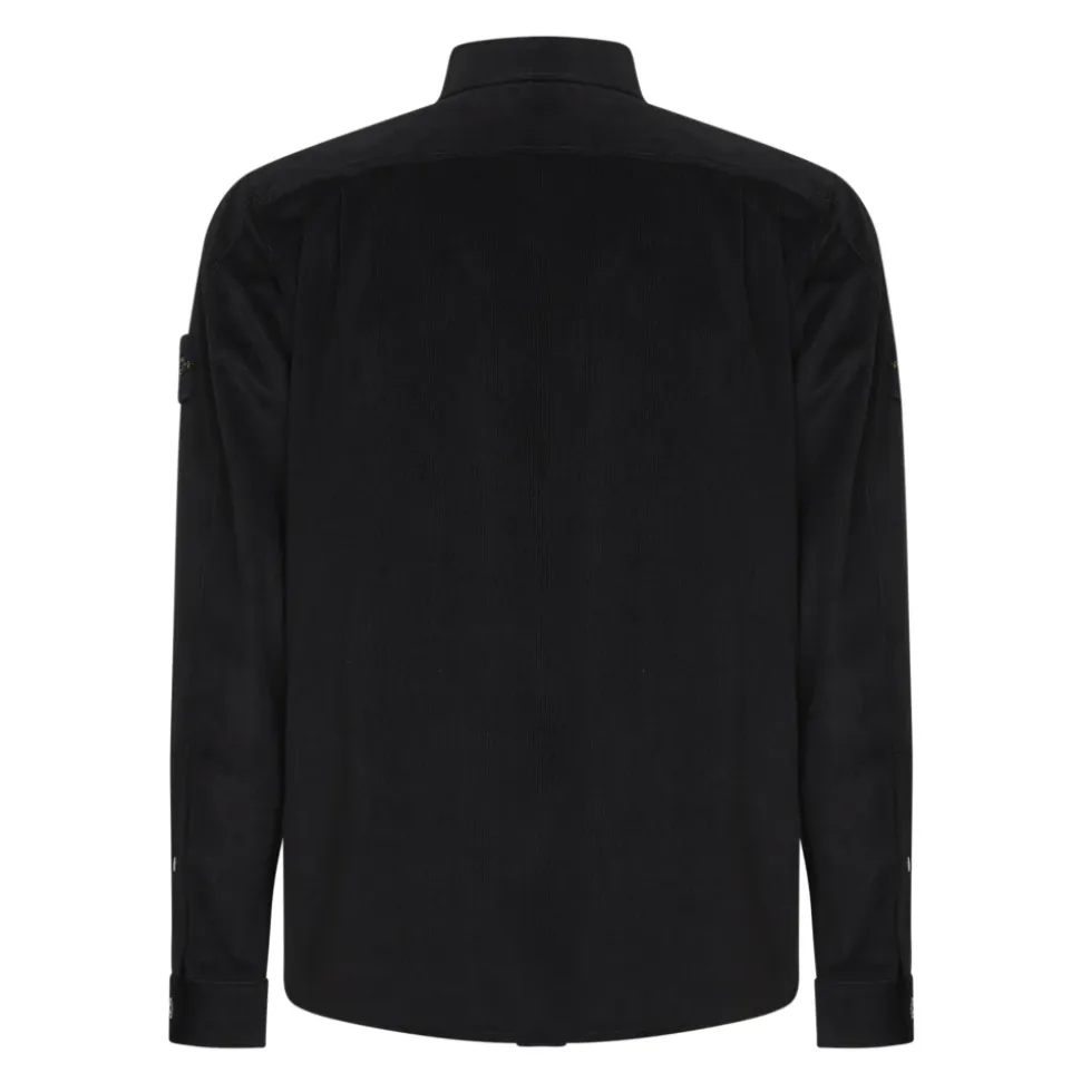Chemise 1200040 en Micro-Velours Côtelé de Coton