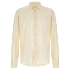 Chemise en mousseline de coton brodée