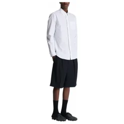 Chemise en popeline brodée Écusson