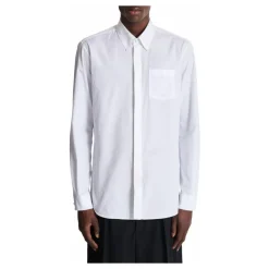 Chemise en popeline brodée Écusson