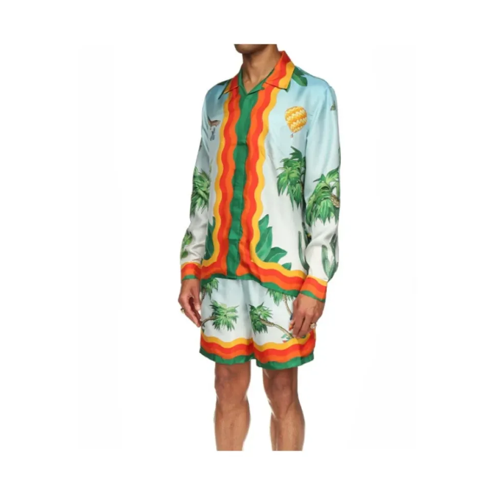 Chemise en Soie Palm Springs Tennis Club