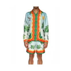 Chemise en Soie Palm Springs Tennis Club