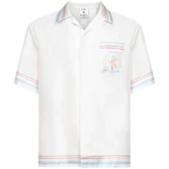 Chemise en Twill de Soie Imprimé
