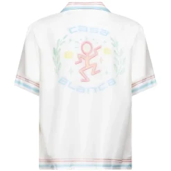 Chemise en Twill de Soie Imprimé