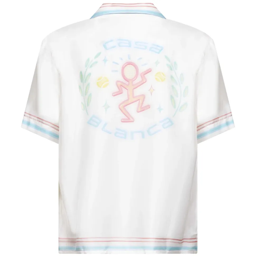 Chemise en Twill de Soie Imprimé