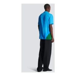 Chemise en twill imprimé avec art sur toute la surface
