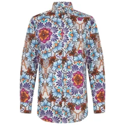 Chemise Florale à Col Classique