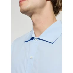 Chemise légère en popeline de coton