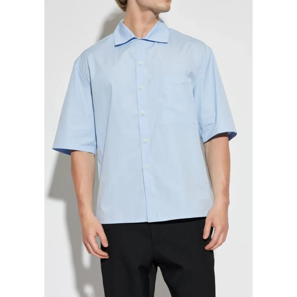 Chemise légère en popeline de coton
