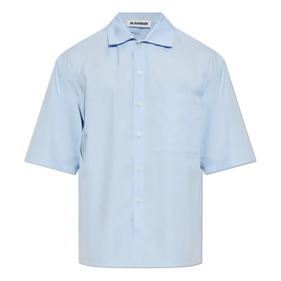 Chemise légère en popeline de coton