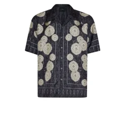 Chemise à Manches Courtes avec Motif Ornemental