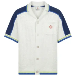Chemise à Manches Courtes en Crochet
