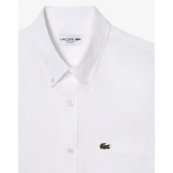 Chemise à Manches Courtes en Lin Blanc