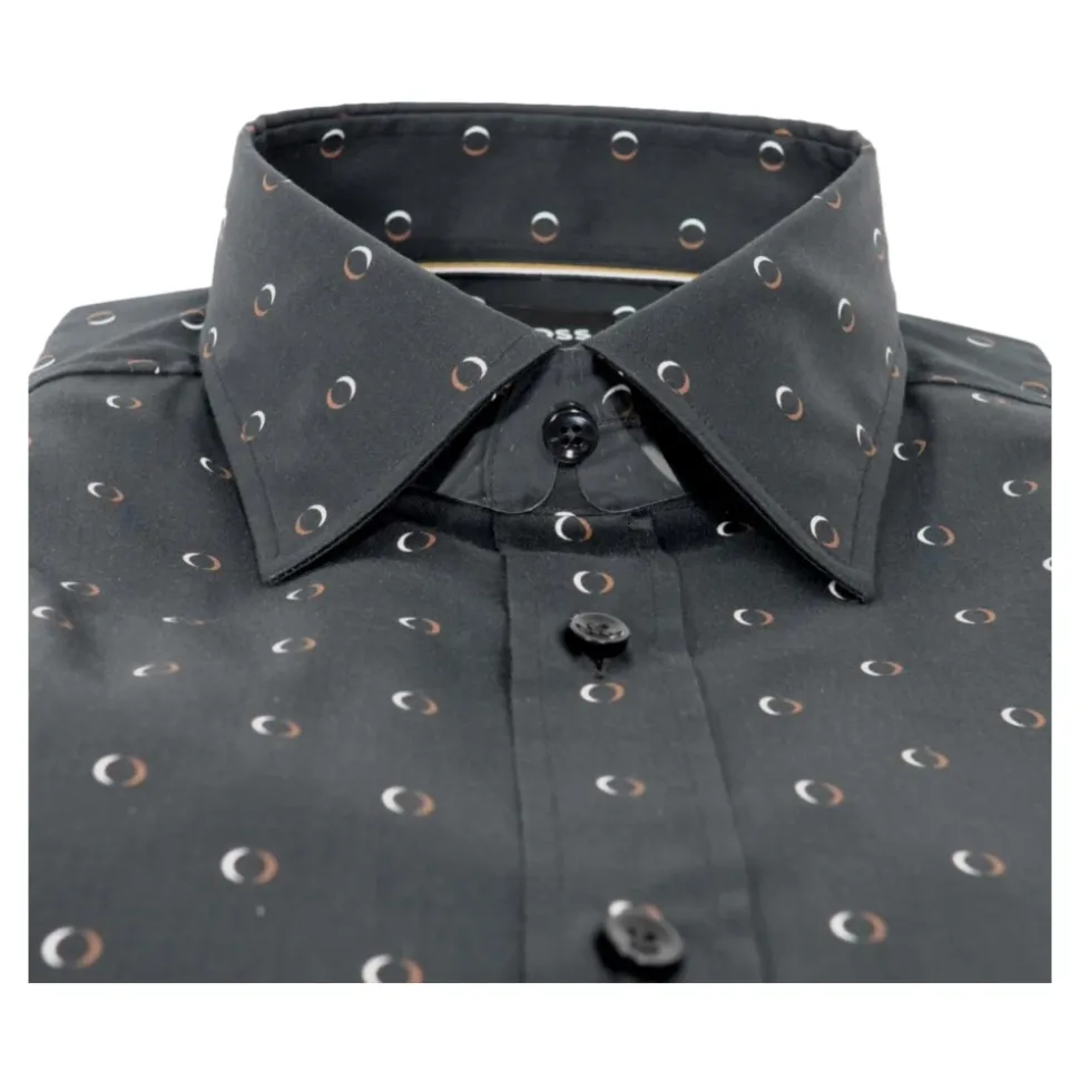 Chemise à Manches Courtes et Motif Ajusté