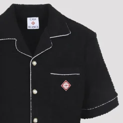 Chemise Manches Courtes Éponge Monogramme