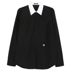Chemise à Manches Longues Noir Blanc