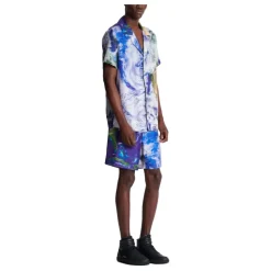 Chemise pyjama imprimée motif Earth