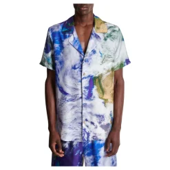 Chemise pyjama imprimée motif Earth