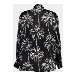 Chemise Satin Palm Tree