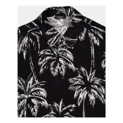 Chemise Satin Palm Tree