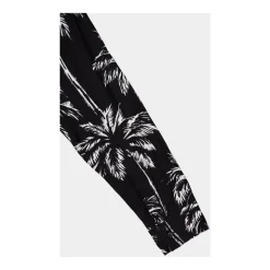 Chemise Satin Palm Tree