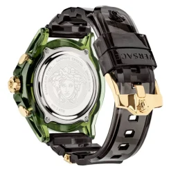 Chrono Active Montre en Silicone Vert