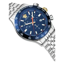 Chronographe homme Hellenyium VE2U01024 Bleu Argent
