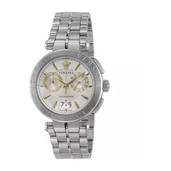Chronographe Montre Homme Argent