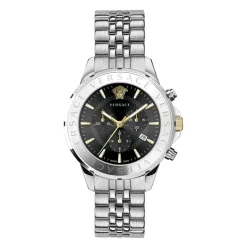 Chronographe Signature Acier Cadran Noir Montre