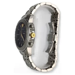 Chronographe Signature Acier Cadran Noir Montre