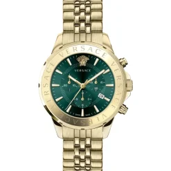 Chronographe Signature Montre Homme Cadran Vert